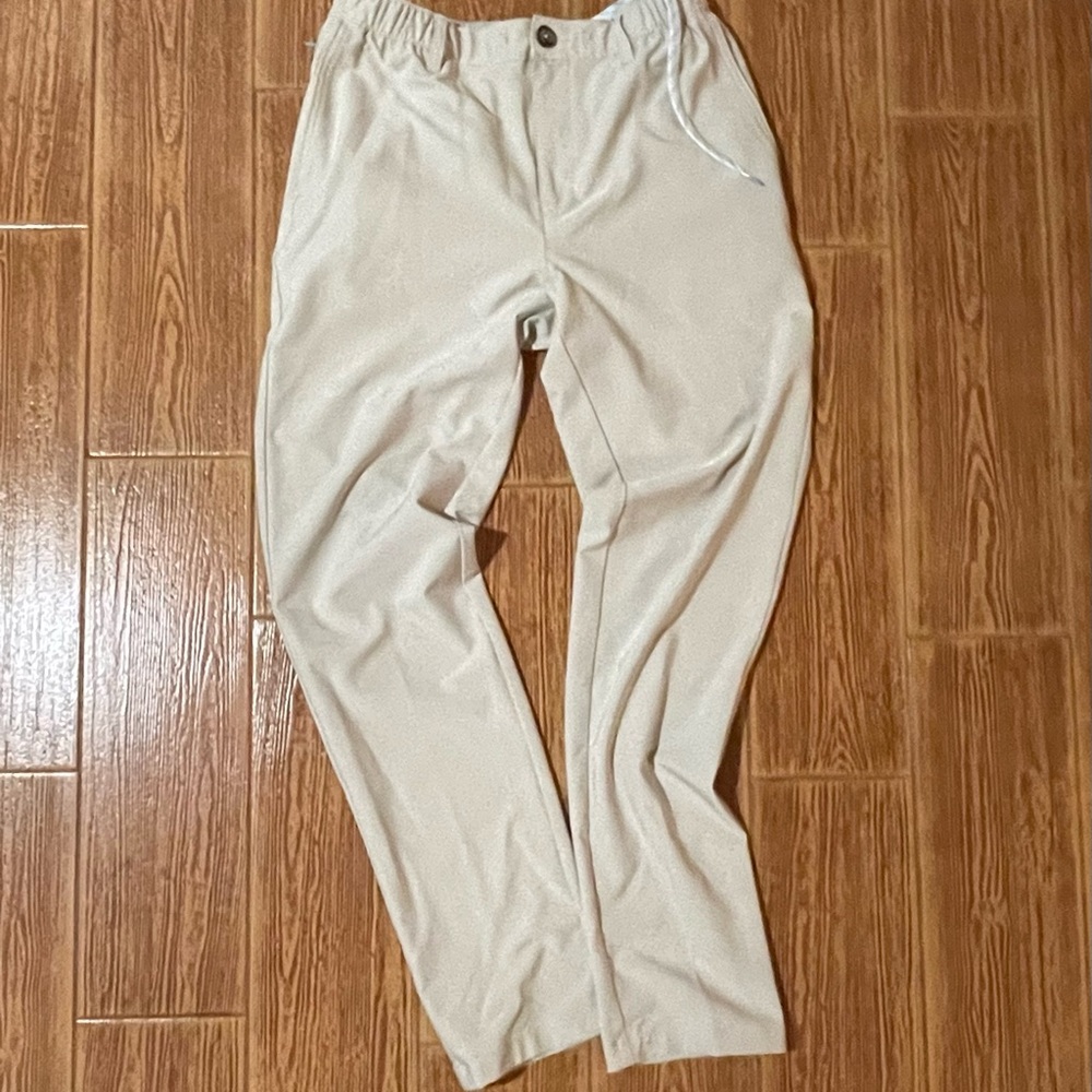 Chubbies Men's Cream Pants, Medium, inseam 32, like new
